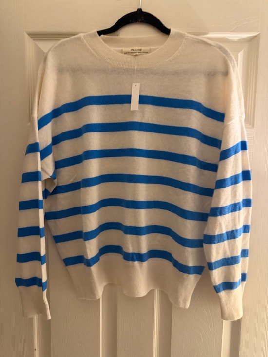 Madewell (Re)sponsible Cashmere Oversized Crewneck Sweater - Picture 9 of 11